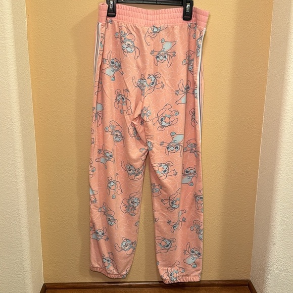 Disney Lili & Stitch women’s pajama bottoms pants pink size Medium. - Picture 4 of 5